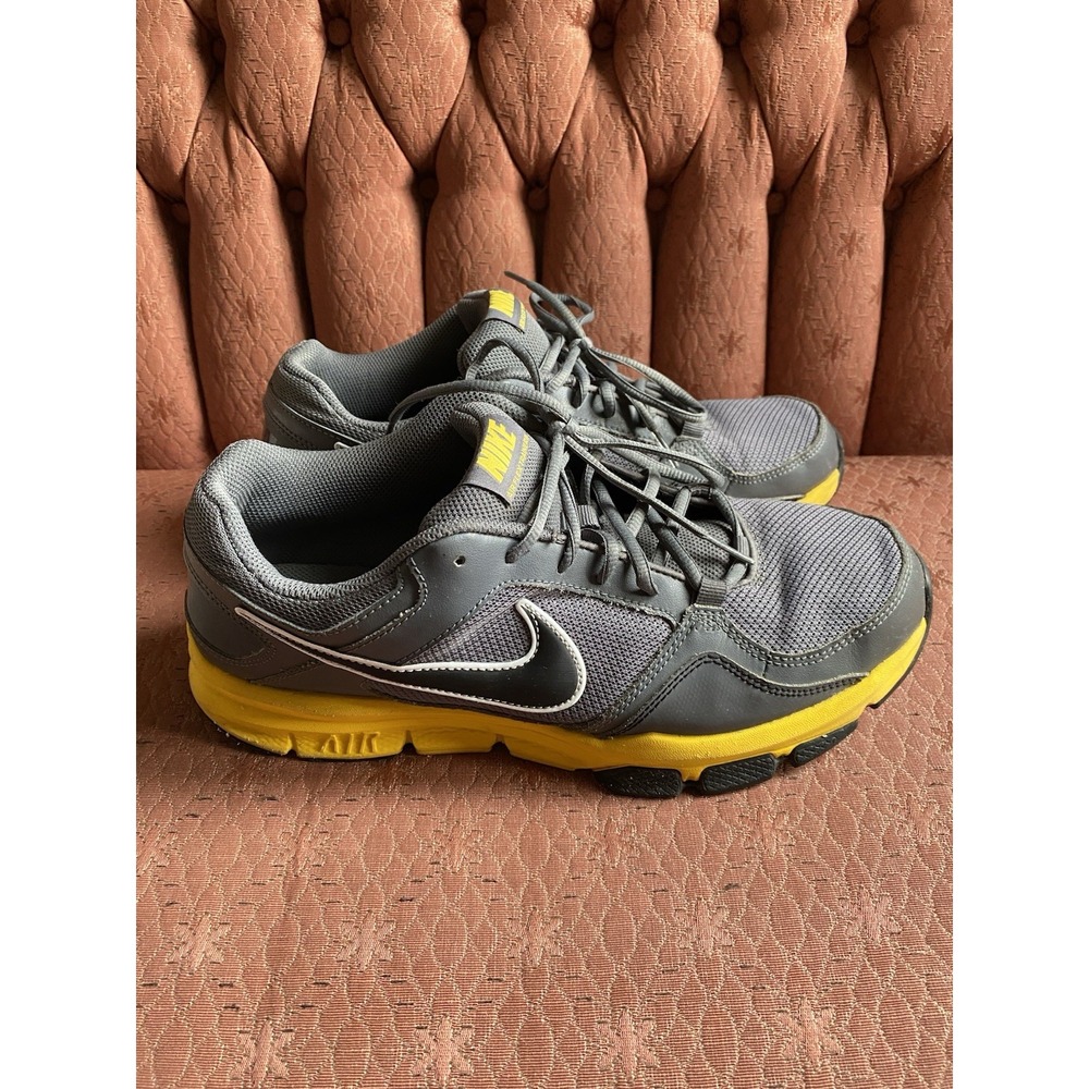 Nike Air Flex Trainer II Gray Yellow Sneakers 10.5 Men s2